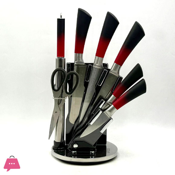 BASS 8-Piece Knife Set Creative Kitchen Experience – Modern Kitchen Essentials