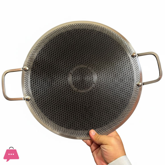 Best Quality Honey Comb Laser Tawa Stainless steel Tawa - Griddle Pan - 34CM-13.5 Inch