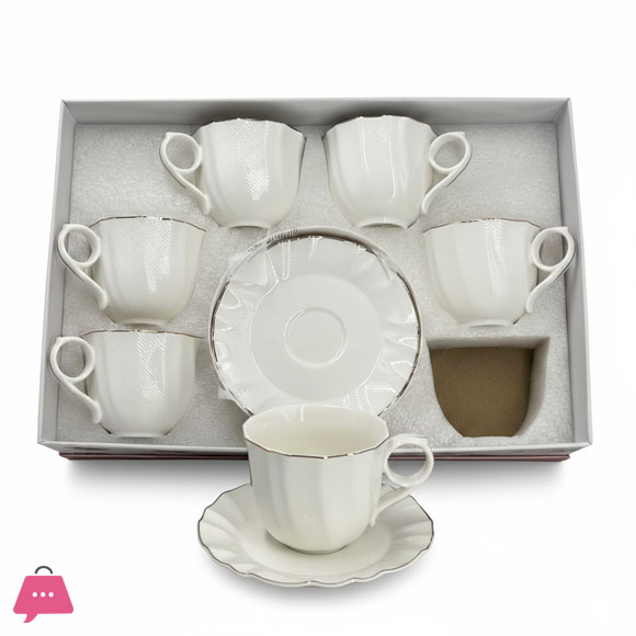 Bone China Tea Cup Saucer Set