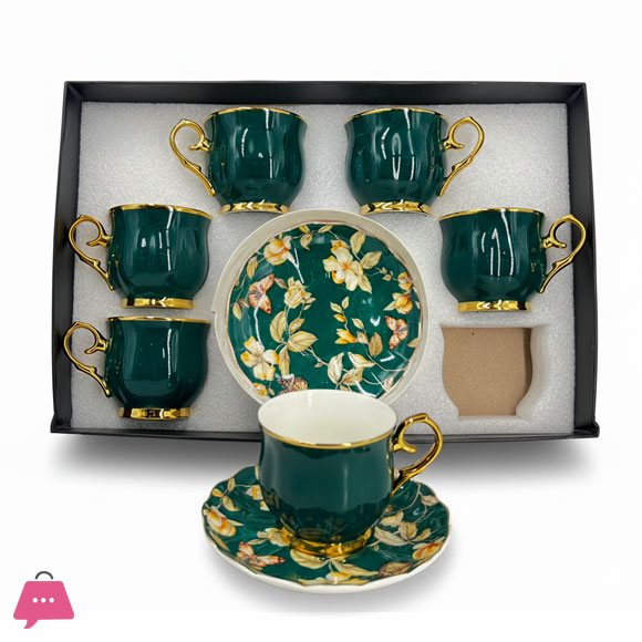 Bone China Tea Cup Saucer Set