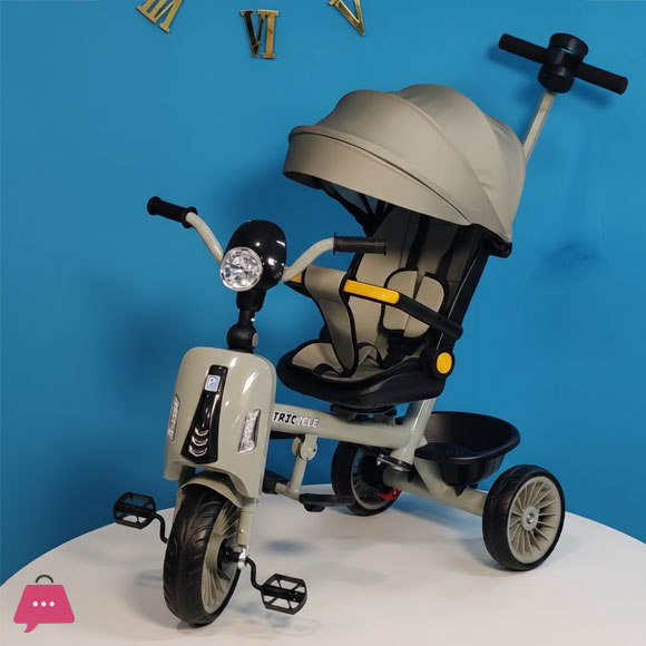 Childrens Tricycle with Handle for Parents