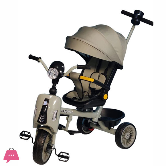 Childrens Tricycle with Handle for Parents