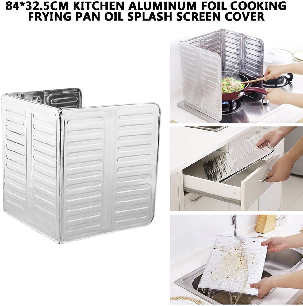 Anti Splatter Shield Guard, Cooking Frying Pan Oil Splash Screen