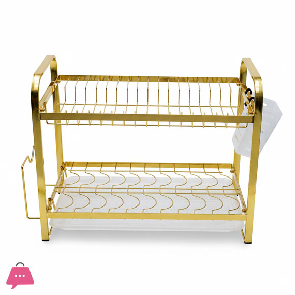 Luxe Gold 2 & 3 Tier Dish Drying Rack