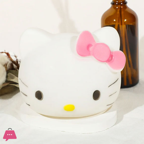 Hello Kitty Night Light Cartoon Cute Bedside Lamp