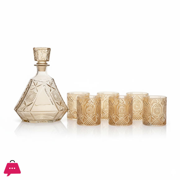 Lotus Water Set Glassware Set 7-Pieces