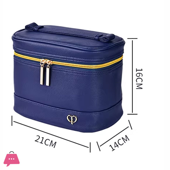 Make-up Storage Bag Large Capacity Simple and Portable with Dividers Cosmetic Bag