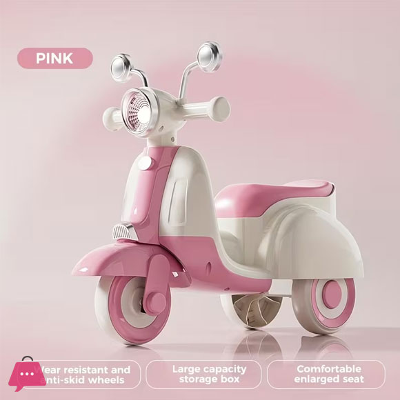Motorcycle Model Kids Slide Car with Music and Light