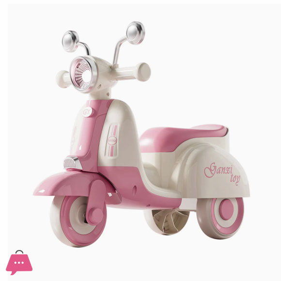 Motorcycle Model Kids Slide Car with Music and Light