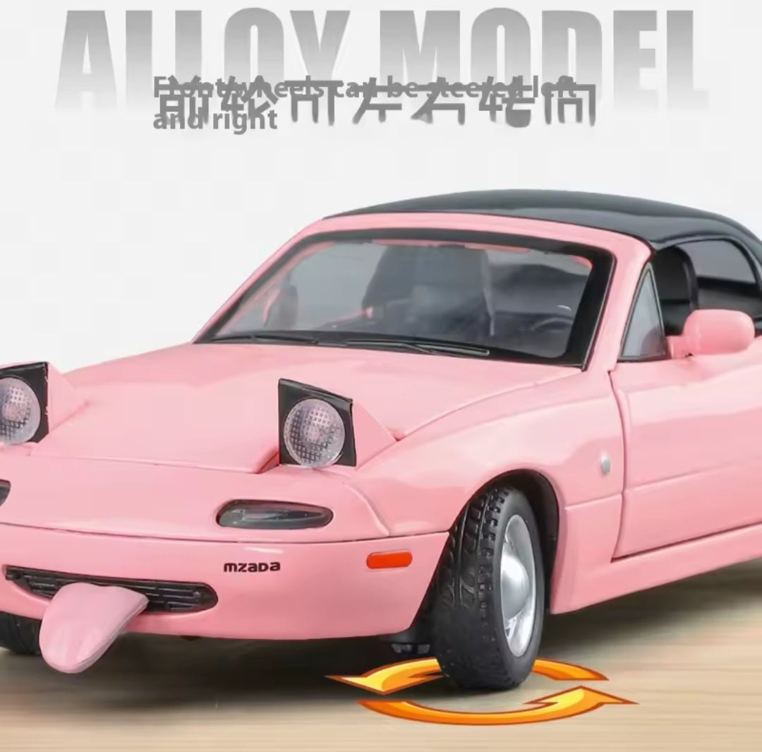 1:24 Mazda MX5 Miniature Alloy Metal Diecast MX-5 Toy Car Model Sound