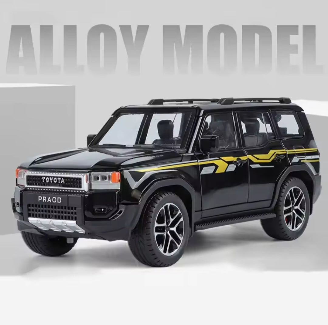 1:24 Prado LC250 LC80 Alloy Model Toy Diecast Metal Miniature Car