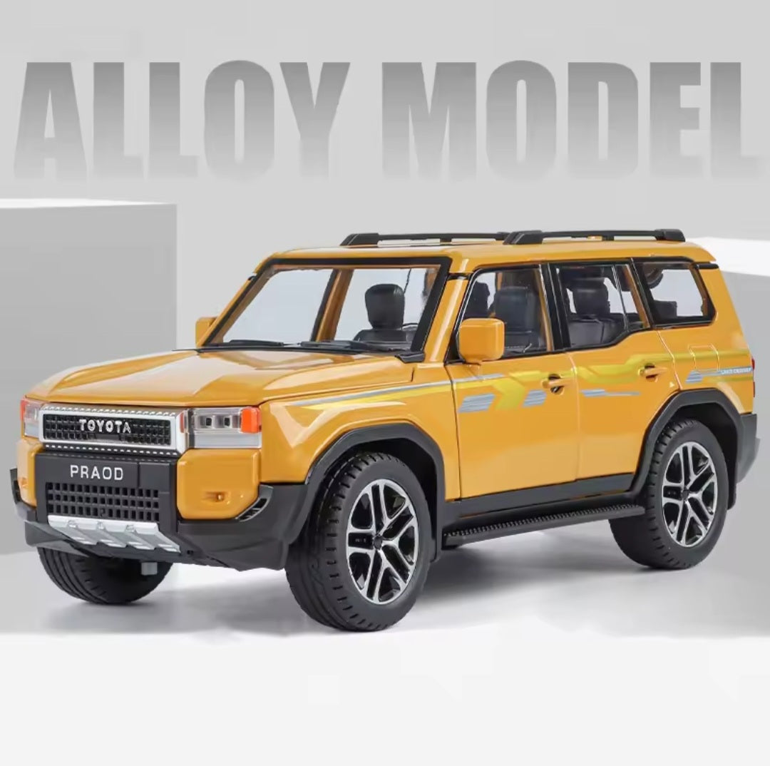 1:24 Prado LC250 LC80 Alloy Model Toy Diecast Metal Miniature Car