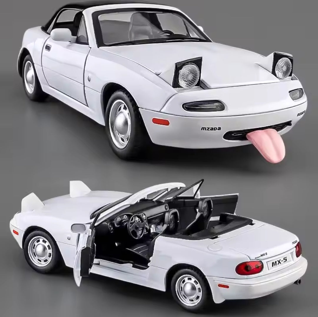 1:24 Mazda MX5 Miniature Alloy Metal Diecast MX-5 Toy Car Model Sound