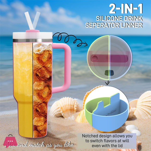 2in1 Silicone Tumbler Devider