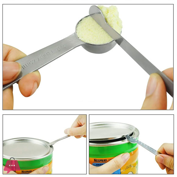 Stainless Steel Measuring Spoon 5-Pcs