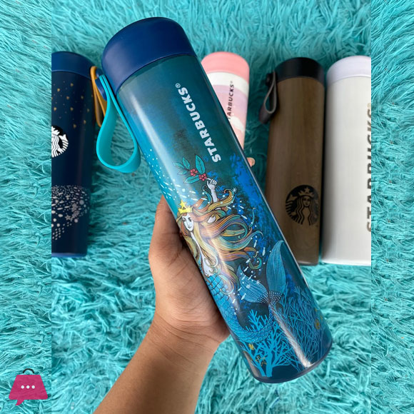 Starbucks Genuine Thermos Tumbler with Handle Easy to Carry Hot and Cold Tumbler 500ml
