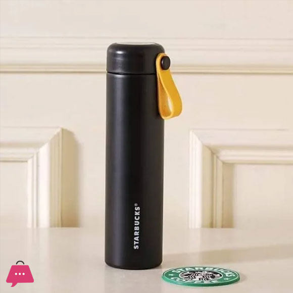 Starbucks Genuine Thermos Tumbler with Handle Easy to Carry Hot and Cold Tumbler 500ml