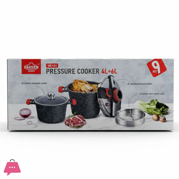 Uakeen 4L & 6L Digital Pressure Cooker
