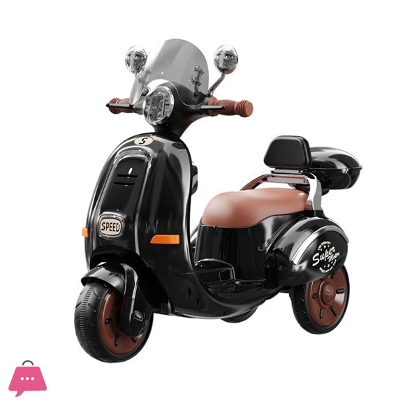 VESPA Electric Motorcycle Riding Car 6V Battery Powered Motorcycle