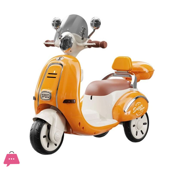 VESPA Electric Motorcycle Riding Car 6V Battery Powered Motorcycle