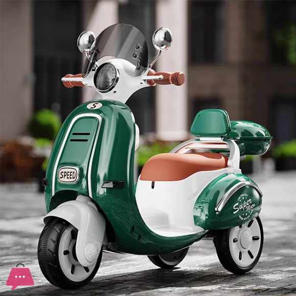 VESPA Electric Motorcycle Riding Car 6V Battery Powered Motorcycle