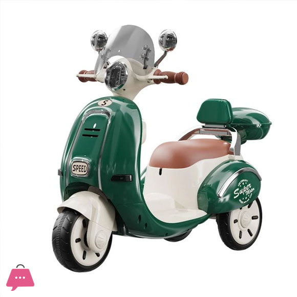 VESPA Electric Motorcycle Riding Car 6V Battery Powered Motorcycle