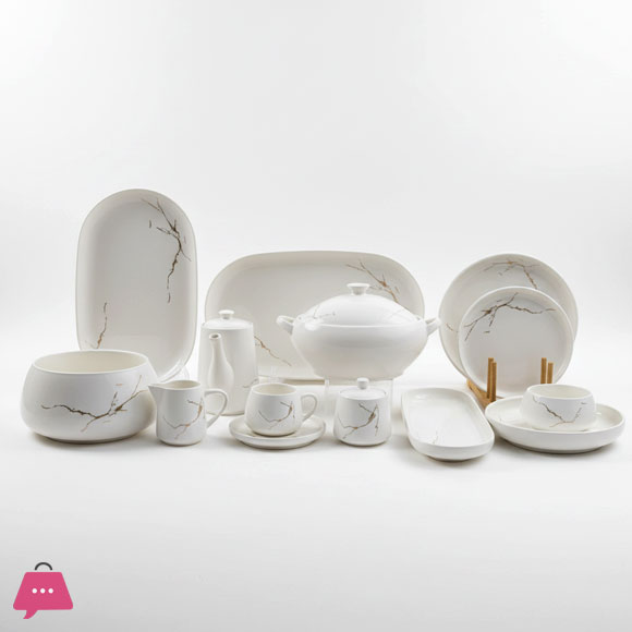 Winsor England™ Fine Porcelain Dinner Set – Heritage Collection White