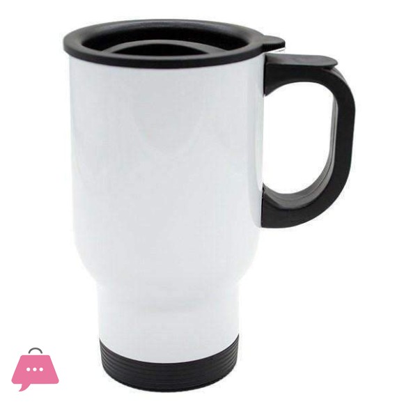 14 OZ Sublimation stainless steel, (Double insulated hot- cold 8 hours)white Color travel mug (black lids)