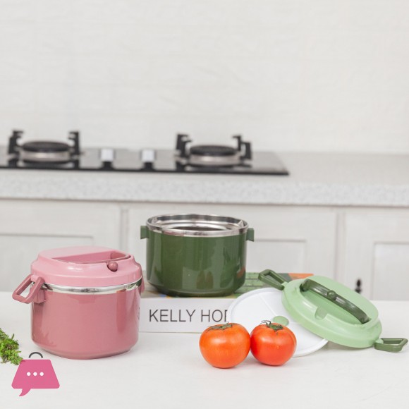 2 Layer Lunch Box Food Warmer