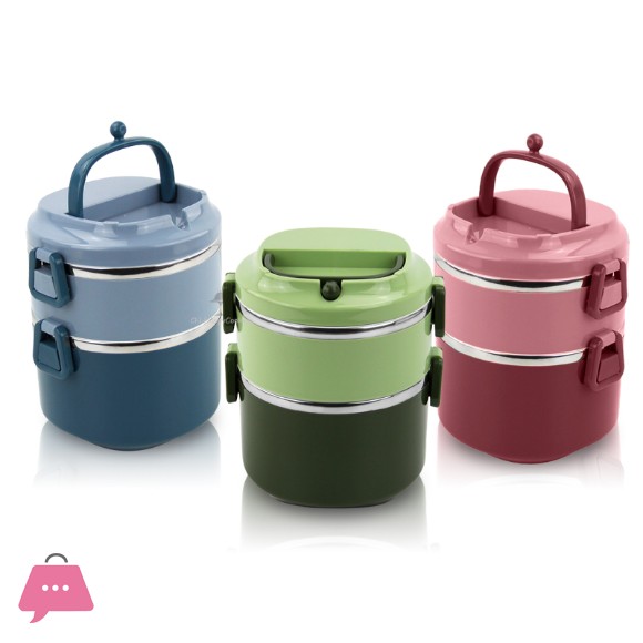 2 Layer Lunch Box Food Warmer