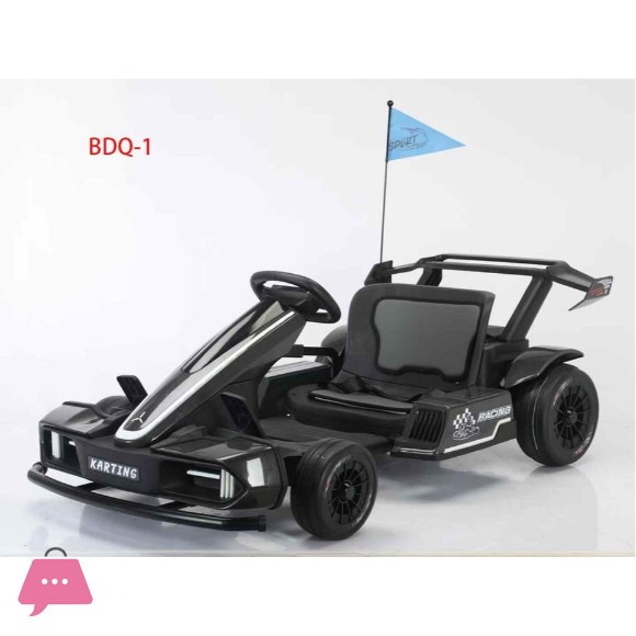 Kids Electric Go-kart with Remote Control Powerful 24V Battery Operated Ride on Car for Children 5-15Years Old