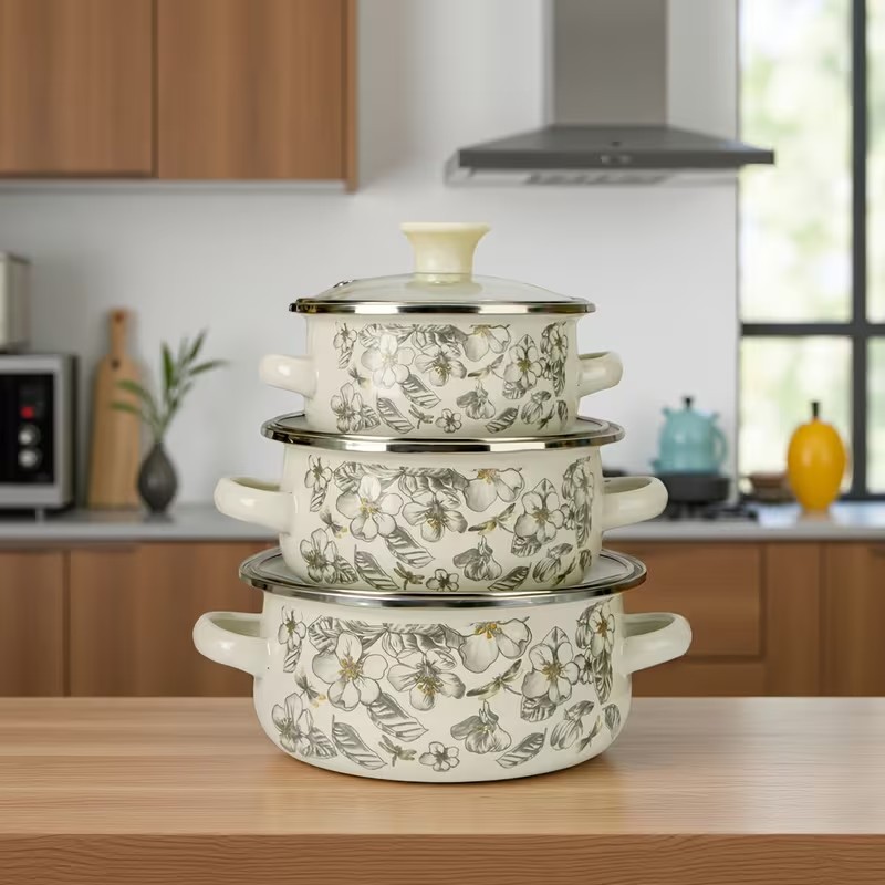 3-piece-vintage-style-floral-enameled-cooking-pot-set