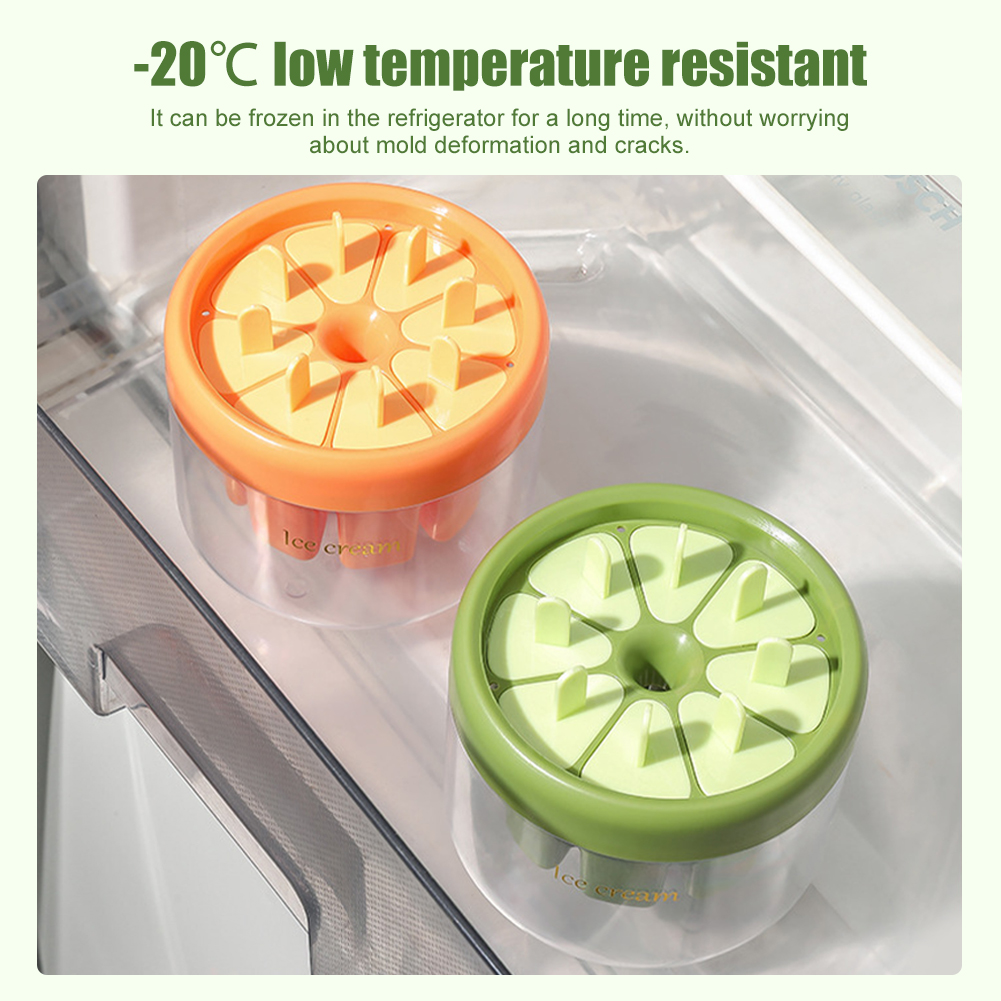 Imported Arrival 8 Cell Ice Cream Mold Ice Mould Handmade Dessert Popsicle Mold