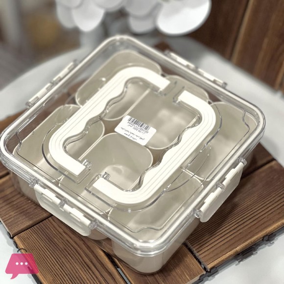 6 Compartment Food Container Practical Spice Container