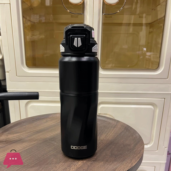 Dodge Insulated Water Bottle 316 Stainless Steel Sports and Fitness Straw Cup Water Bottle - 820ml