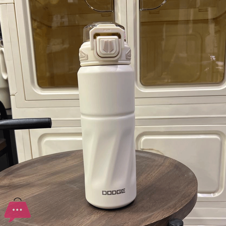 Dodge Insulated Water Bottle 316 Stainless Steel Sports and Fitness Straw Cup Water Bottle - 820ml