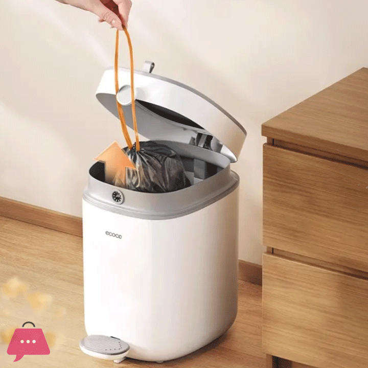 Ecoco Pedal Garbage Can-Upgrade Style-Big 12 Liter