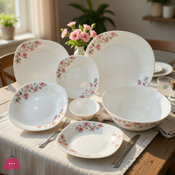 KINGRI OPALWARE MARBLE DINNER SET 26 PCS (SARINA)