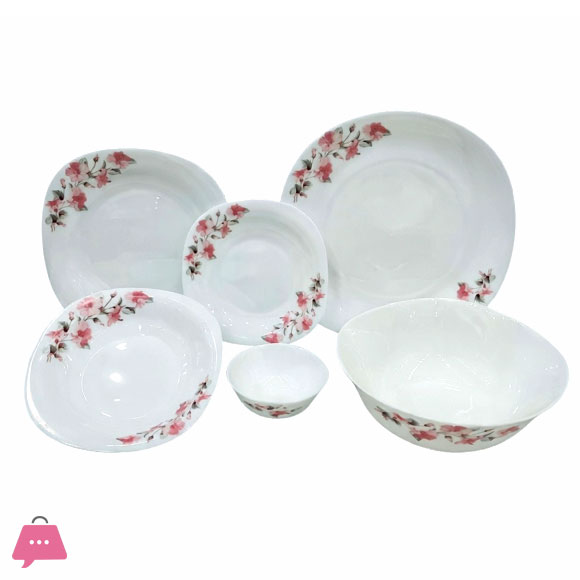 KINGRI OPALWARE MARBLE DINNER SET 26 PCS (SARINA)