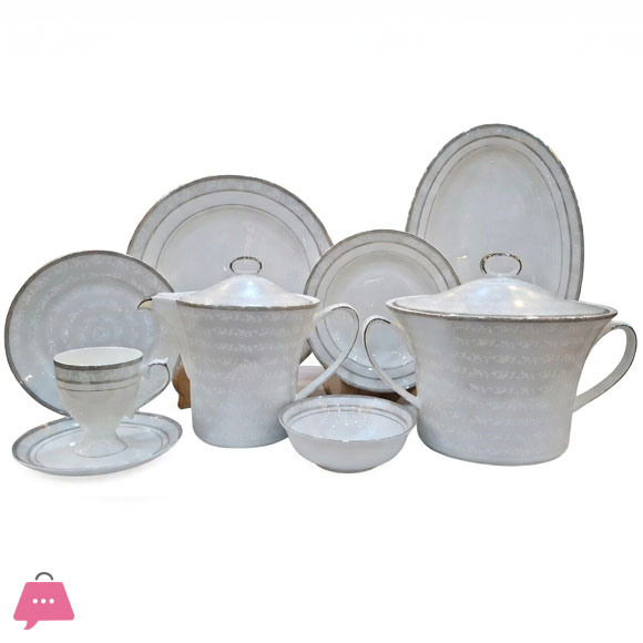 Luxury Dinner Set – 8 Person Serving Premium Elegant Tableware - 61 PCS