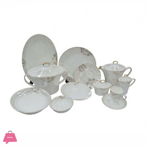 Luxury Dinner Set – 8 Person Serving Premium Elegant Tableware - 61 PCS