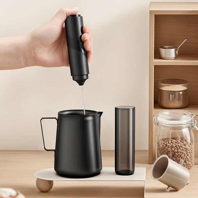 1 AA Battery Powered Coffee Milk Mixer, Egg Beater, Milk Frother
