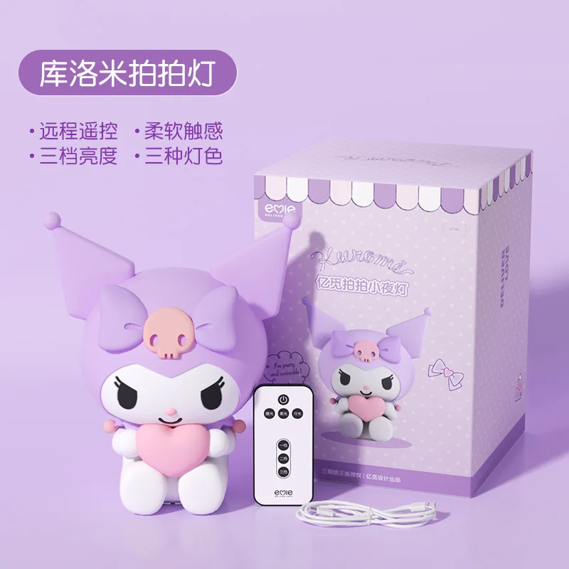 Sanrio Hello Kitty Night Lamp Remote Control Kuromi Table Lamp