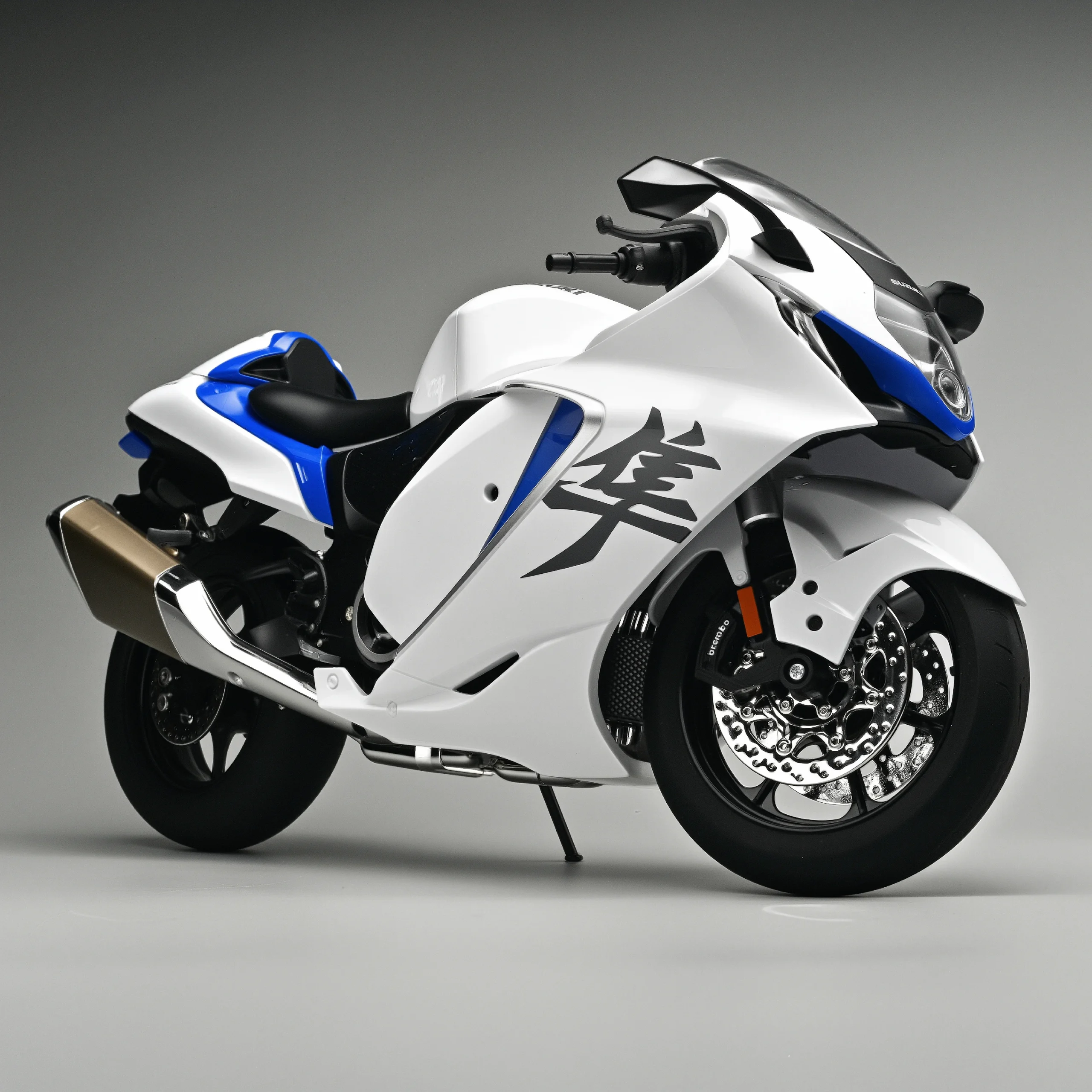 1:6 SUZUKI HAYABUSA GSX-1300R Alloy Diecast Motorcycle Spray Model