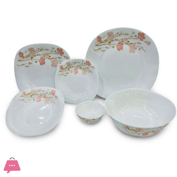 KINGRI OPALWARE MARBLE DINNER SET 26 PCS (SOFIA)