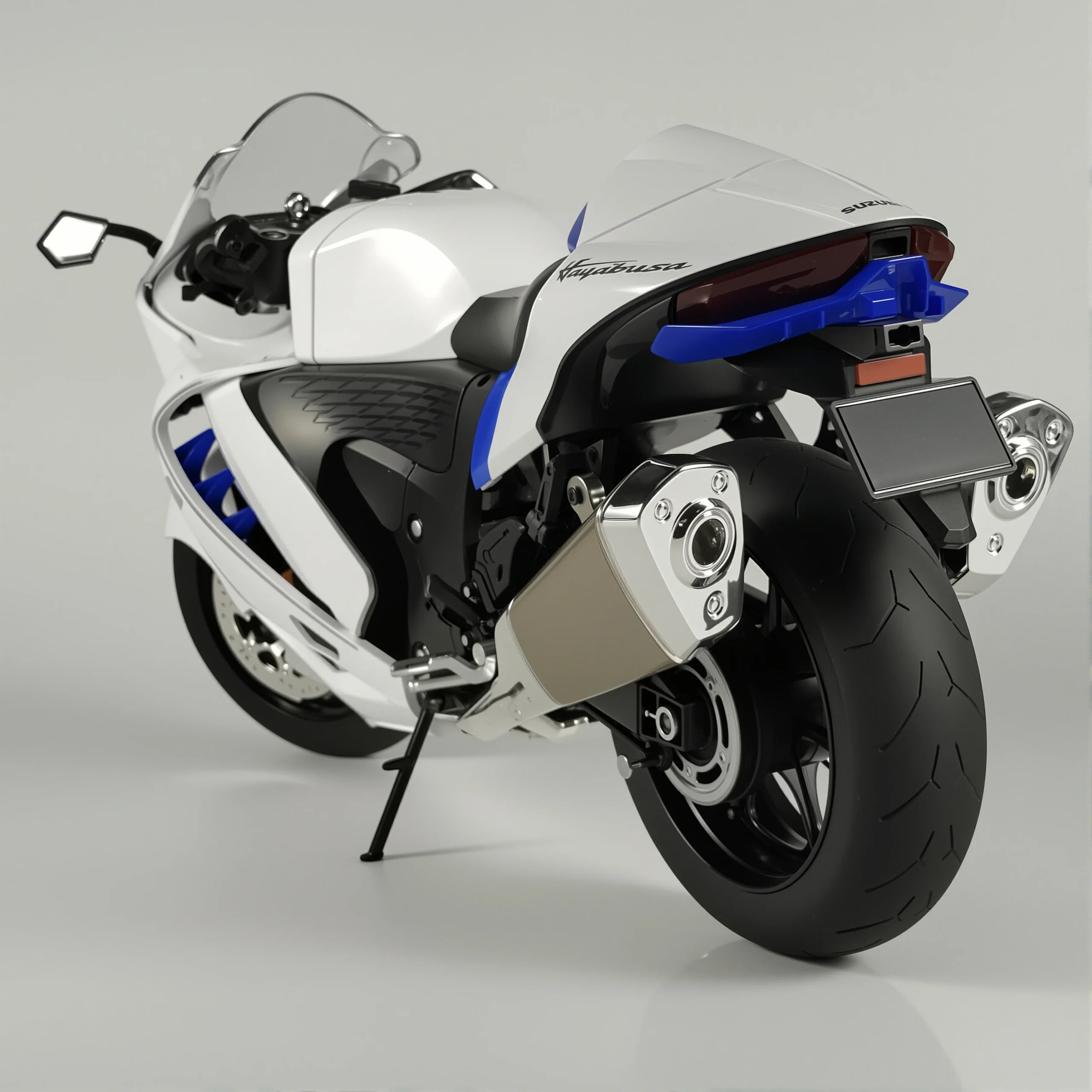 1:6 SUZUKI HAYABUSA GSX-1300R Alloy Diecast Motorcycle Spray Model