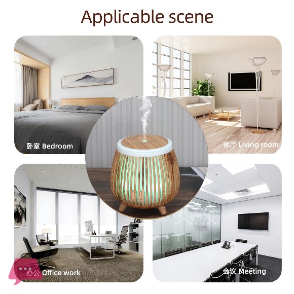 Baby Room Mini Silent Table Light Oils Diffuser Cool Mist Humidifier Modern Diffuser