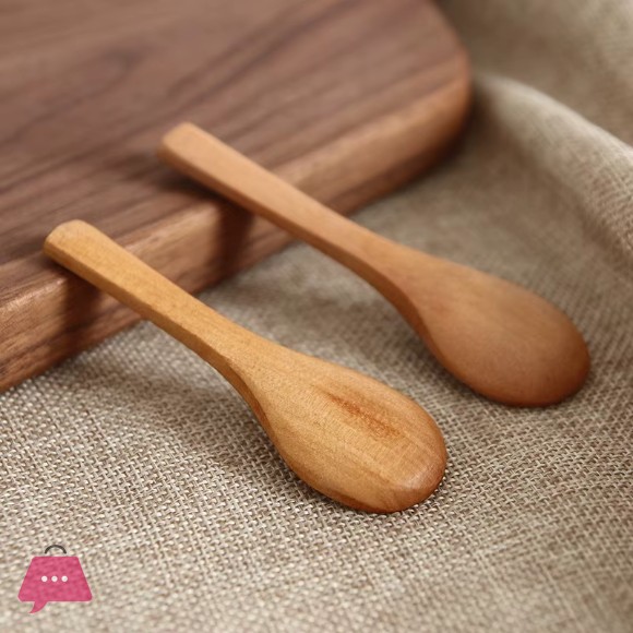 Bamboo Wooden Mini Spoon Seasoning Spoon