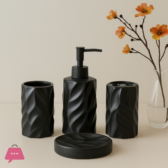 Ceramic Bath Set of 4 Piece