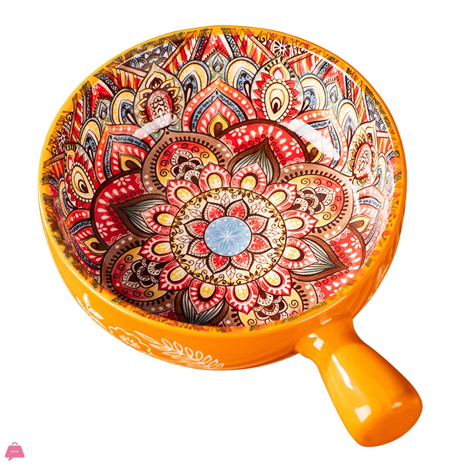 ceramic-serving-bowl-paya-dish-with-handle-600ml--shallow-single-bowl-microwave-and-oven-safe